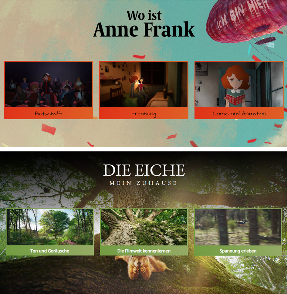 Screenshot Filmsitemaps